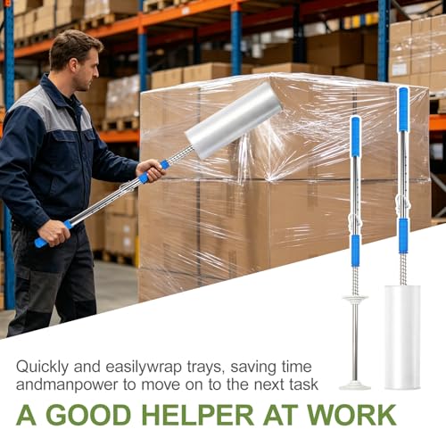 Stretch Film Dispenser Pole Holder, for Industrial Grade and Packaging