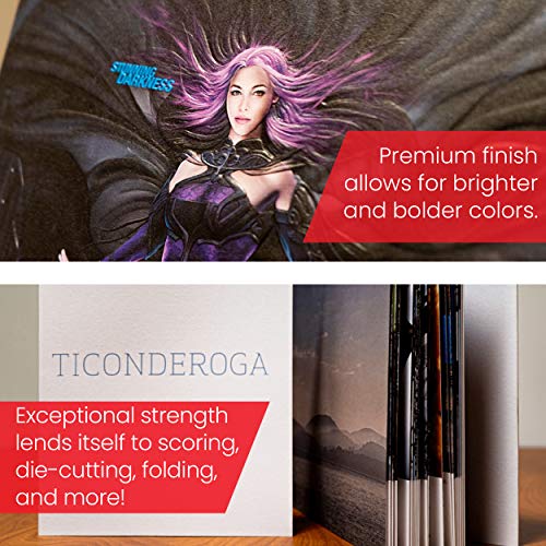 Accent Opaque White 8.5” x 11” Cardstock Paper, 65lb, 176gsm – 2,500 Sheets (10 Reams) – Premium Medium Weight Super Smooth Cardstock, Printer Paper for Ink Heavy Invitations, Menus, Images – 121939C