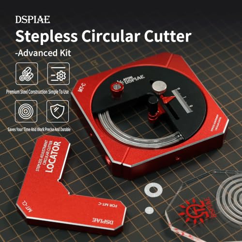 DSPIAE MT-C Stepless Adjustment Circular Cutter, Model Hobby Tool