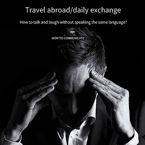 EliteBloom Language Translating Device, Portable Real Time Translation, Portable Foreign Language Real Time Way Translations, Languages P Translator,