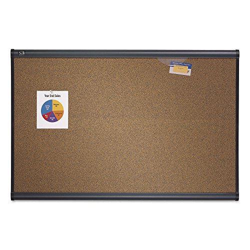 Quartet B247G Bulletin Board, 6-Ft x4-Ft, Graphite Frame