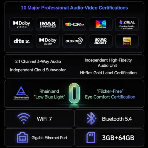 Vidda C5 Pro Max Laser 4K Projector for Home Office Outdoor