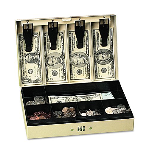 PM Company SecurIT Combination Cash Lock Box, 11.5 X 7.75 X 3.25 Inches, Beige, 1 per Box (04961)