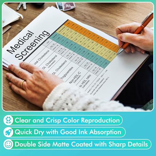 Koala Double Sided Thin Matte Printer Paper 11x17 Inch 32LB 110 Sheets