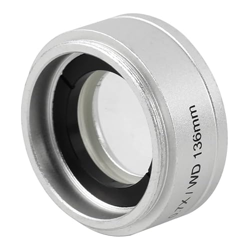 Trinocular Microscope Stereo Microscope Auxiliary Objective Barlow Lens WD 0.5X 0.7X 2.0X for SMZ645 SMZ745 Microscope Accessory kit(0.5X 2X)