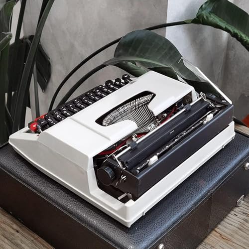 Portable Manual Typewriter, Classic Retro Fashioned Machinery Typewriter, Perfect Writer's Literary Gift,for Notes Or Letters, Creative Writing-Includes Ribbon Set