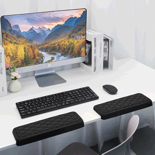 KKIUUUYTGT Computer Desktop Elbow Pad Edge Anti Knock Solid Color Office Wristband Non-Slip Foaming Wrist Rest