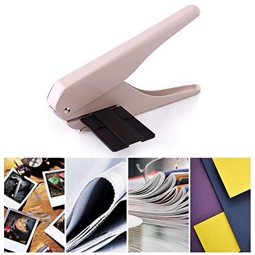 BNISRGLD Hole Puncher Manual Mushroom Shape Punch DIY Paper Cutter T-Type Punching Machine Offices Stationery Tools