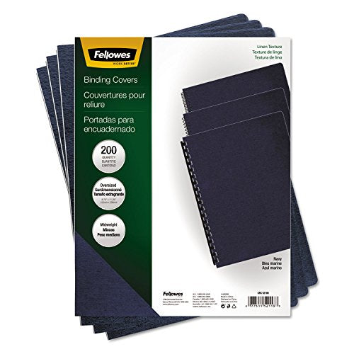 FEL52098 - Fellowes Linen Unpunched Presentation Covers