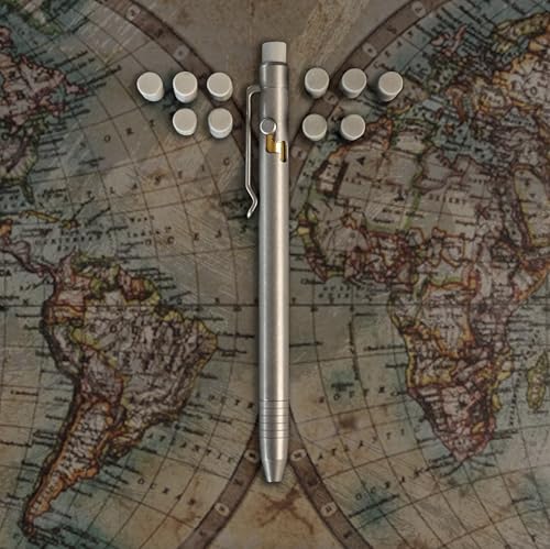 BIG IDEA DESIGN Bolt Action Pencil - BIGiDESIGN (Titanium - Raw)