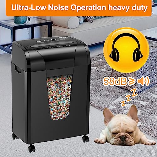 Suntiko 18-Sheet Heavy Duty Cross Cut P-4 Paper Shredder