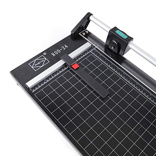 24/36 Inch Manual Rotary Paper Trimmer Precision Photo Paper Cutter for Craft Paper, Photo, Coupon, Label and Cardstock (24")