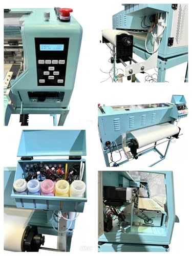 SYLCYS 60cm DTF Printer+Oven Built in Dual XP600 Printhead