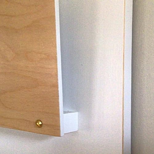 GHCUHJ Modern Wall Mounted Mail Organizer with Key Hook, White and Natural Wood Letter Holder, Vertical Hanging Storage Rack for Entryway Hallway Kitchen Office, 2-Tier Envelope Sorter with Shelf