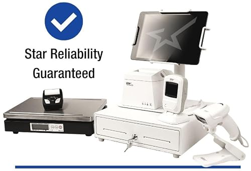 Star Micronics TSP143IVUE USB/Ethernet (LAN) Thermal Receipt Printer with Android Open Accessory (AOA), CloudPRNT, Cutter, and Internal Power Supply - White
