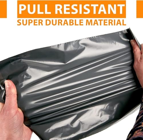 9" X 12" Poly Postal Mailing Bags for Postage Packaging Bags for Mailing Or Posting Parecels Bag for Postages Strong Self Seal 100% Recyclable Made of 30% Recyclable Content (Grey, 500)