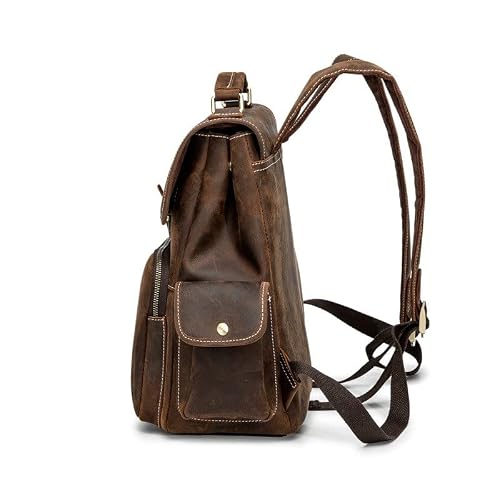 CGTENBS Retro Backpack Backpack Women's College Large-capacity Travel Men's Bag Computer Bag(E)