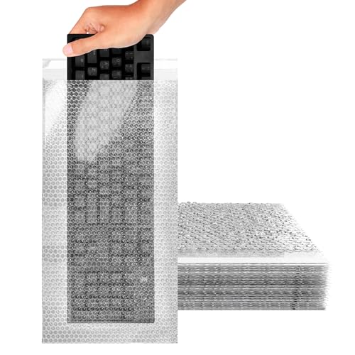 ABC PACK & SUPPLY Bubble Wrap Pouches, 12 x 23.5 Inch Clear Self Seal Packing Bags, Polyethylene Cushioning Sleeves for Shipping, Moving, Storage, Pack of 150
