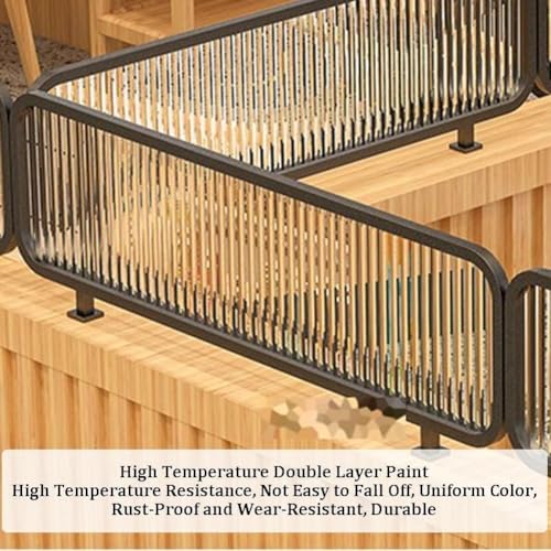 Stylish Golden Glass Partition Screen - 60x120cm (23.62x47.24in) Room Divider for Dining Areas & Home Office, Semi-Private Workstation Separator for Restaurants & Offices