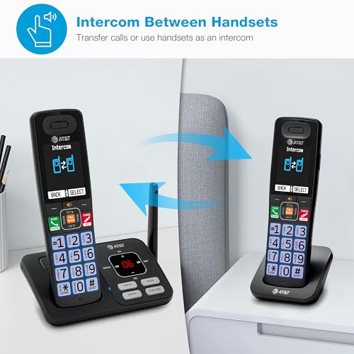 AT&T 3 Handsets Cordless Phone with Answering System — BL108-3