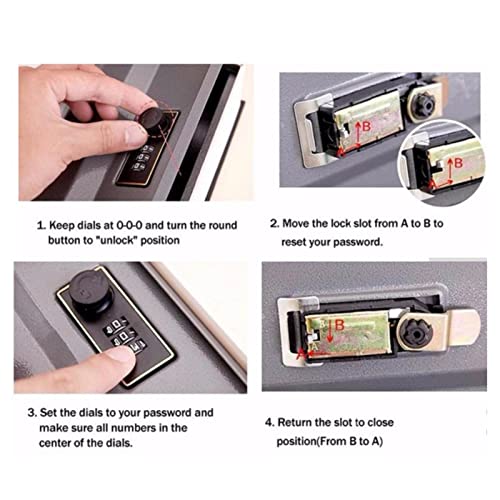 LSSOAZZVVN Cash Box Dictionary Cash Box Safe Deposit Box Popular Secret Book Money Hidden Secret Security Safe Lock Cash Money Coin Storage Jewellery for Stores, Businesses