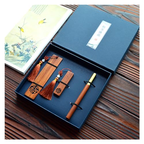 U Disk Bookmark Pen Gift Box Set Chinese Wind Annual Meeting Hollowing Out