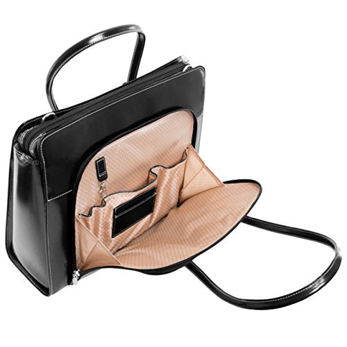 McKlein LAKE FOREST, 15" Leather Business Women Laptop/Tablet Briefcase Bag/Leather Case, Computer Travel Case, Laptop Professional Shoulder Bag