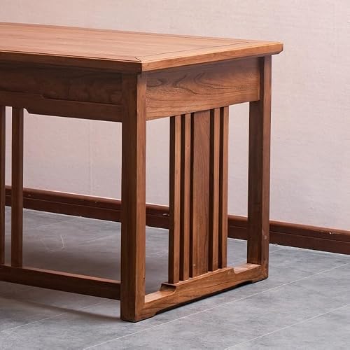 XIXSERTHIA Computer Desk Chinese Style Wooden Desk Office Desk Modern Chinese Style Zen Study Office Desk Office Desks