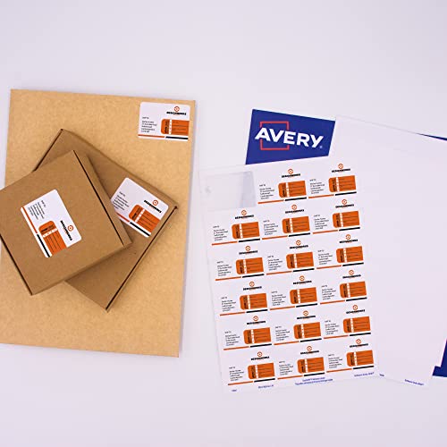 Avery IJET ADDR LBL 18TV PK100 WHT J8161