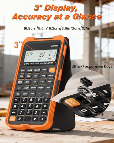 ROATEE Construction Calculator with Writing Tablet Industrial & Scientific