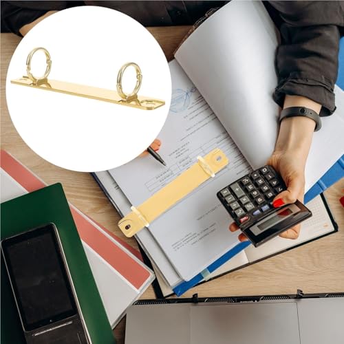 A5 Ring Binder Ring Binder Mechanism 12 Pieces 2 Hole Metal Spine Inserts Detachable Planner Folder