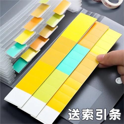 File Folder A6 Expanding Folders Portable Multi-Page Plastic Organizers
