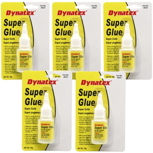 Dynatex .70 oz Super Glue Instant Adhesive (5 Pack) (143432x5)
