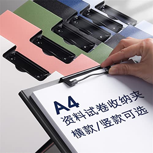 10 Folders A4 Vertical Folder Multi-Category Office Business Multi-Functional Storage Folder (Color : A Size : One Size)