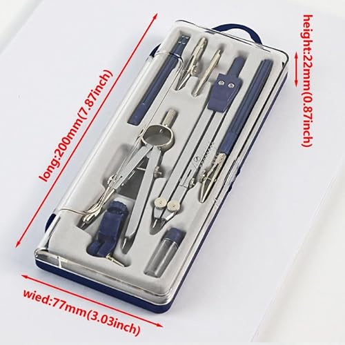 Alloy Compass Multifunctional Stationery Set