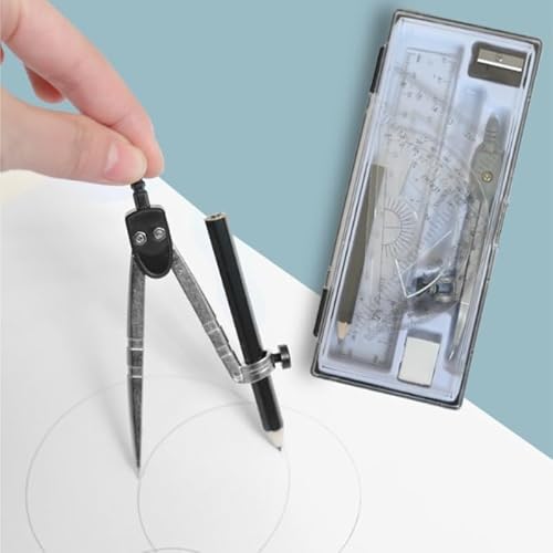 Alloy Compass Multifunctional Stationery Set