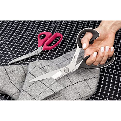 KAI Premium Micro-Serrated Scissors made of Aramid with 24 cm total length from the 7000 series - stainless AUS8A steel with 58 HRC, universal scissors aramid scissors from Japan Professional standard
