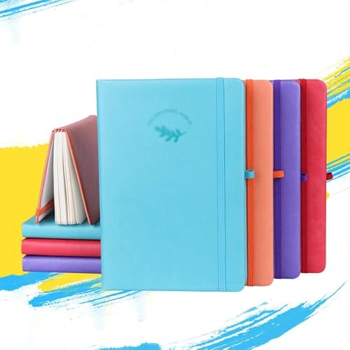 MVNOIRE A5/A6 Leather Notepad Hardcover Notebook Business Women Men Teacher Writing Journaling