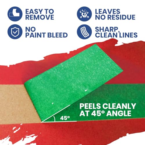 ADHES Green Masking Tape 1.88in x 55yds x 30rolls