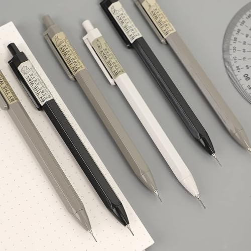 RXXCMD 3pcs 0.5 .7mm Mechanical Pencil Drawing Student Office Supplies Stationery(0.7mm)