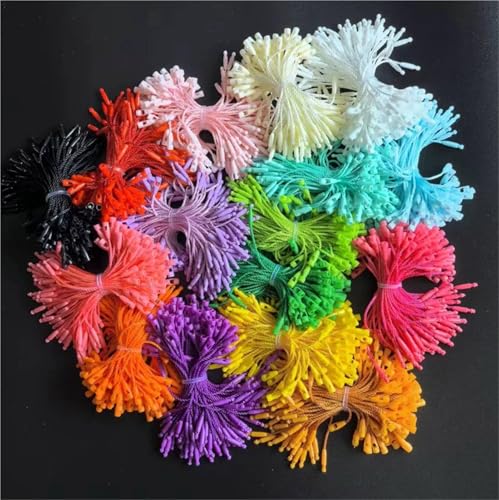Hang Tag String 1000PCS Clothing Tag Rope 8cm for Garment Bag Tags Cards, DIY Accessories for Attaching Gift Tags(Dark Purple)