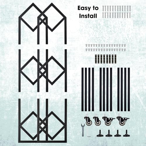 WIMART 3-Tier Adjustable Vinyl Record Holder Rack Stand (Up to 300 LP)