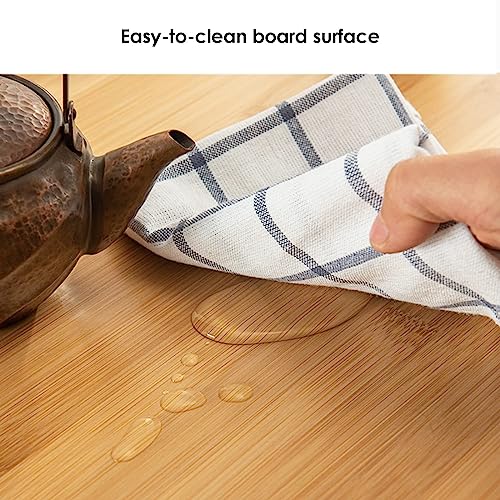 FENOKD Solid Wood Computer Desk - Desktop, Multipurpose Wood Countertop Hutch, Desktop Display Stand for Small Home Dormitory, Single-Layer Dormitory Storage Rack (66X20X39CM)