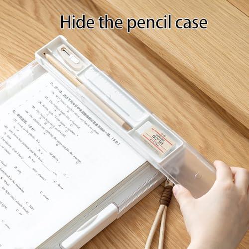 Ergonomic a 4 Clipboard Folder File Document Organizers Files Holder Featuring Pen Slot Card Holder and File Storage Space Owner Folder
