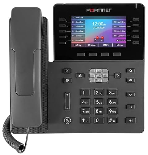 Fortinet FortiFone FON-480B VoIP Phone, Bluetooth, 45 Keys, HD Audio