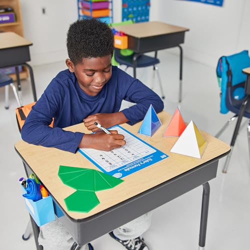 EAI Education GeoModel® Jumbo Folding Geometric Shapes - 11 Solids and 11 Nets