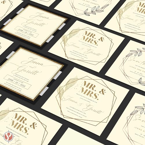 Cream Colored Cardstock, Smooth Card Stock 67lb Vellum Bristol (147gsm) | 250 Sheets per Pack | Nice Paper for Stationery Printing, Arts, Crafts, Wedding Invitations, Menus | 8.5" x 14" (Legal Size)