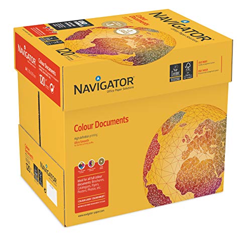Navigator A4 120 g Colour Document (Pack of 8 Half Reams)