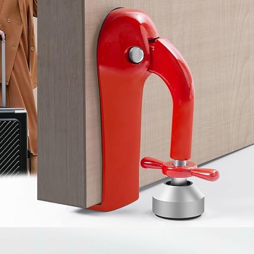 Zinc Alloy Anti Collision Door Stopper Strong Red