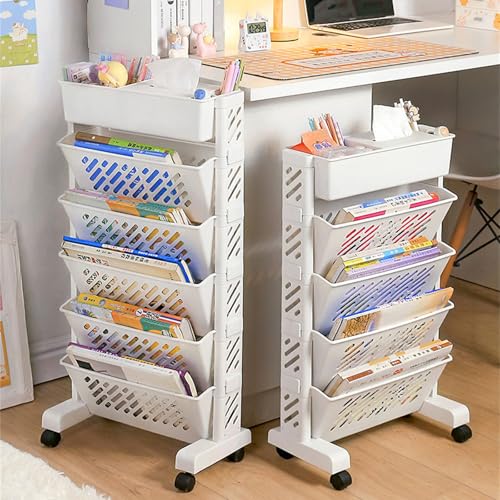 Oxxggkao Modern Book Storage Rack with Additional Shelf Home Accessory for Efficient Organization in Living Room Bedroom Storage Organizers